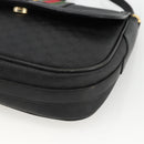 GUCCI Micro GG Supreme Web Sherry Line Bag PVC Black 001 115 0914 Auth ARZ351-9