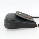 GUCCI Micro GG Supreme Web Sherry Line Bag PVC Black 001 115 0914 Auth ARZ351-4