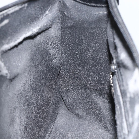 GUCCI Shoulder Bag Patent leather Black 001 3754 1703 Auth ARZ352