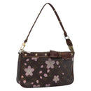 LOUIS VUITTON Cherry Blossom Pochette Accessoires Pouch M92006 LV Auth ARZ358-1