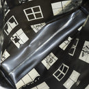 CHANEL Chain Tote Bag Vinyl Black CC Auth ARZ371-12