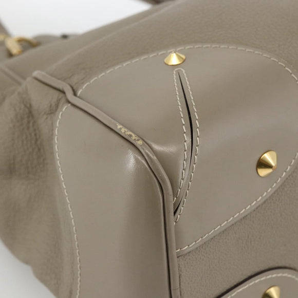 LOUIS VUITTON Suhari Majestu Hand Bag Gray M95652 LV Auth ARZ381