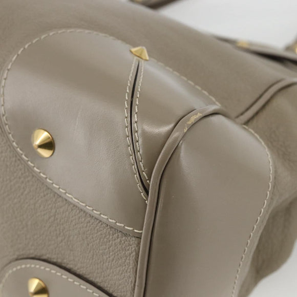 LOUIS VUITTON Suhari Majestu Hand Bag Gray M95652 LV Auth ARZ381