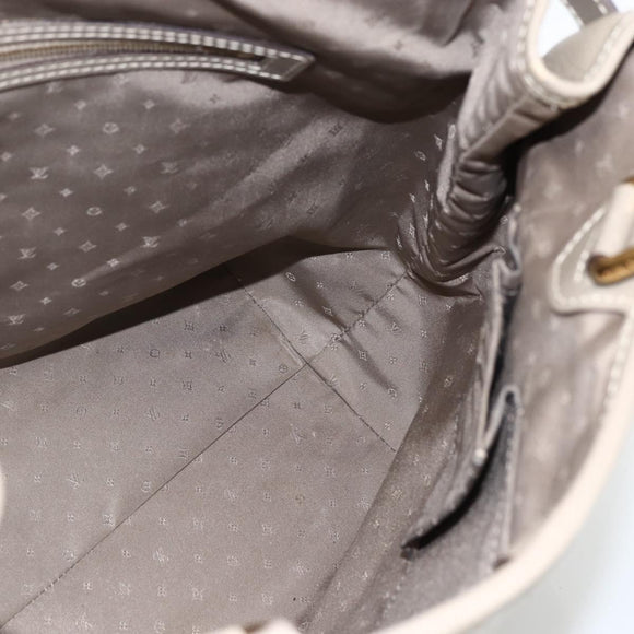 LOUIS VUITTON Suhari Majestu Hand Bag Gray M95652 LV Auth ARZ381