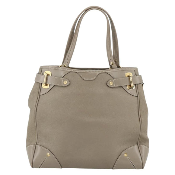LOUIS VUITTON Suhari Majestu Hand Bag Gray M95652 LV Auth ARZ381
