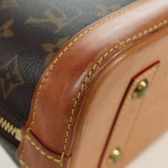LOUIS VUITTON Monogram Alma BB Hand Bag 2way M53152 LV Auth ARZ387A