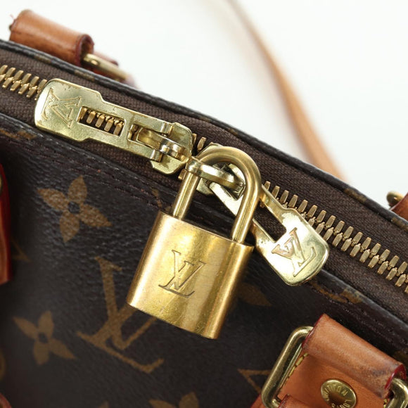 LOUIS VUITTON Monogram Alma BB Hand Bag 2way M53152 LV Auth ARZ387A