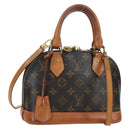 LOUIS VUITTON Monogram Alma BB Hand Bag 2way M53152 LV Auth ARZ387A-1
