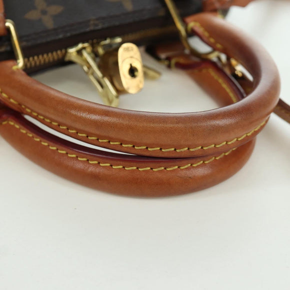 LOUIS VUITTON Monogram Alma BB Hand Bag 2way M53152 LV Auth ARZ387A