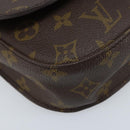 LOUIS VUITTON Monogram Saint Cloud MM Schultertasche M51243 LV Auth ARZ401-15