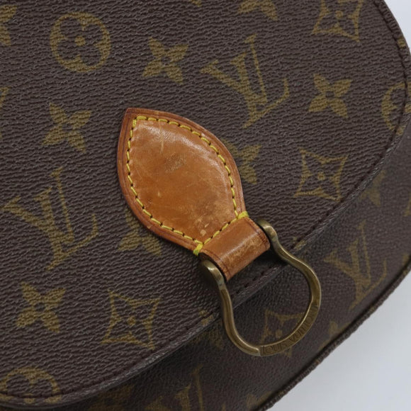 LOUIS VUITTON Monogram Saint Cloud MM Schultertasche M51243 LV Auth ARZ401