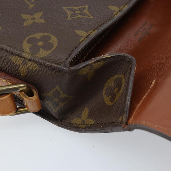 LOUIS VUITTON Monogram Saint Cloud MM Schultertasche M51243 LV Auth ARZ401