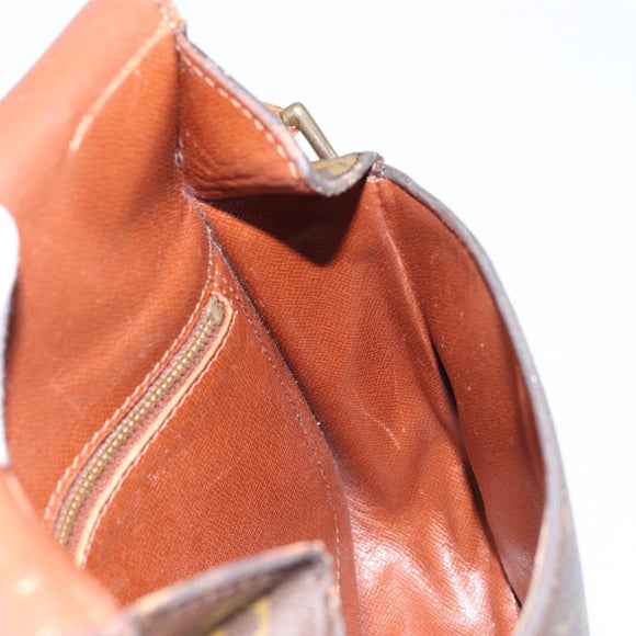 LOUIS VUITTON Monogram Saint Cloud MM Schultertasche M51243 LV Auth ARZ401
