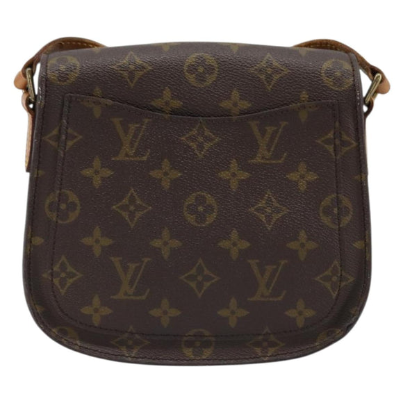 LOUIS VUITTON Monogram Saint Cloud MM Schultertasche M51243 LV Auth ARZ401