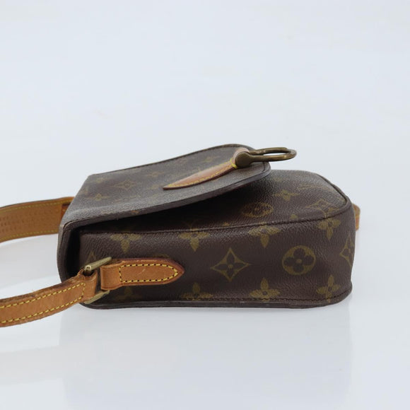 LOUIS VUITTON Monogram Saint Cloud MM Schultertasche M51243 LV Auth ARZ401