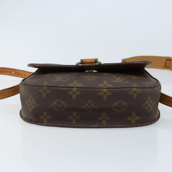 LOUIS VUITTON Monogram Saint Cloud MM Schultertasche M51243 LV Auth ARZ401