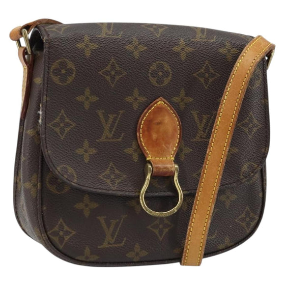 LOUIS VUITTON Monogram Saint Cloud MM Shoulder Bag M51243 LV Auth ARZ402
