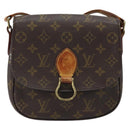 LOUIS VUITTON Monogram Saint Cloud MM Shoulder Bag M51243 LV Auth ARZ402-13