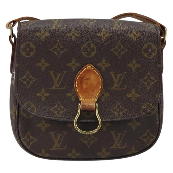 LOUIS VUITTON Monogram Saint Cloud MM Shoulder Bag M51243 LV Auth ARZ402