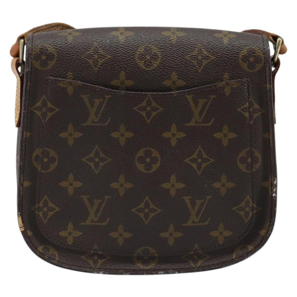 LOUIS VUITTON Monogram Saint Cloud MM Shoulder Bag M51243 LV Auth ARZ402