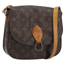 LOUIS VUITTON Monogram Saint Cloud GM Shoulder Bag M51242 LV Auth ARZ403-1