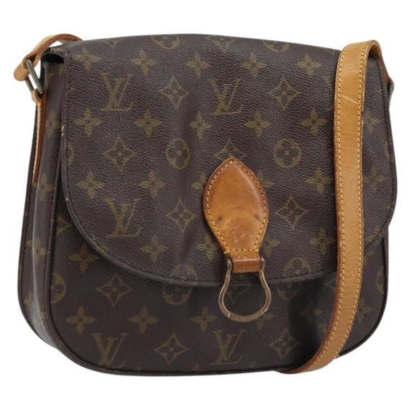 LOUIS VUITTON Monogram Saint Cloud GM Shoulder Bag M51242 LV Auth ARZ403