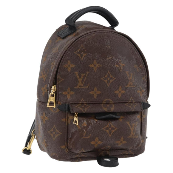 LOUIS VUITTON Monogram Palm Springs MINI Backpack M44873 LV Auth ARZ405
