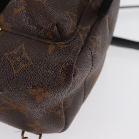 LOUIS VUITTON Monogram Palm Springs MINI Backpack M44873 LV Auth ARZ405
