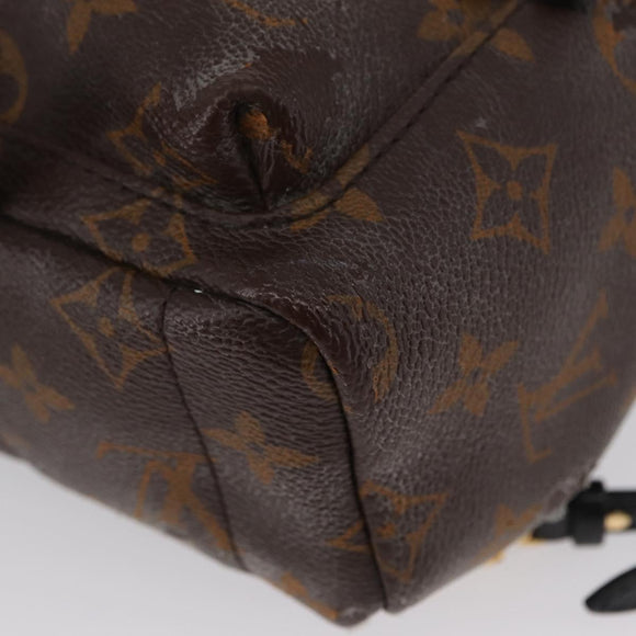 LOUIS VUITTON Monogram Palm Springs MINI Backpack M44873 LV Auth ARZ405