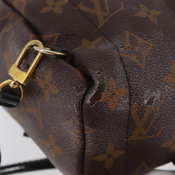 LOUIS VUITTON Monogram Palm Springs MINI Backpack M44873 LV Auth ARZ405