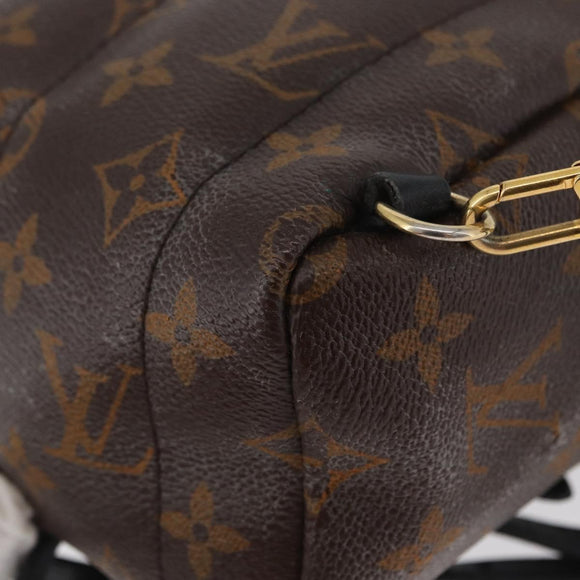 LOUIS VUITTON Monogram Palm Springs MINI Backpack M44873 LV Auth ARZ405