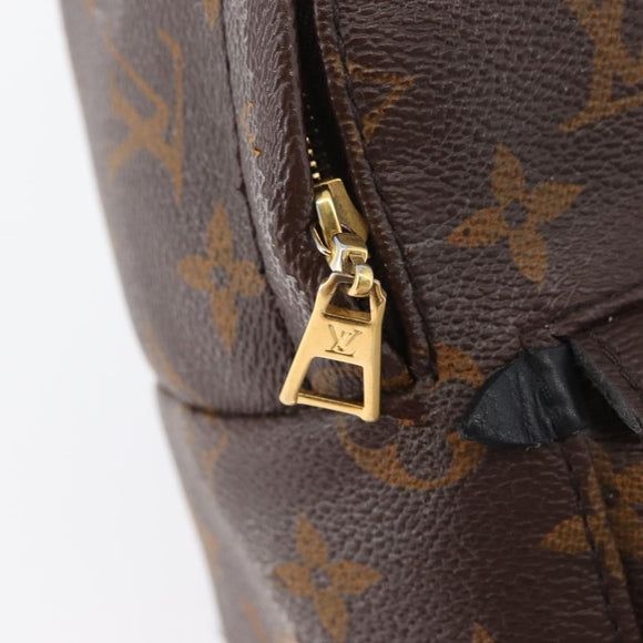 LOUIS VUITTON Monogram Palm Springs MINI Backpack M44873 LV Auth ARZ405