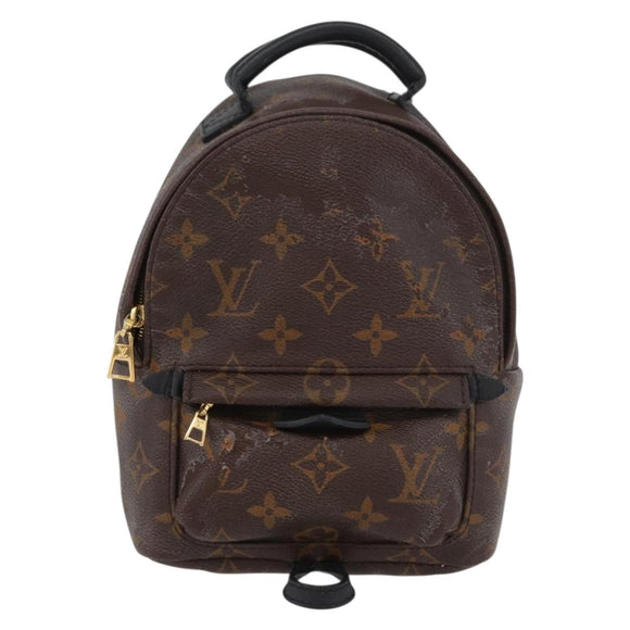 LOUIS VUITTON Monogram Palm Springs MINI Backpack M44873 LV Auth ARZ405