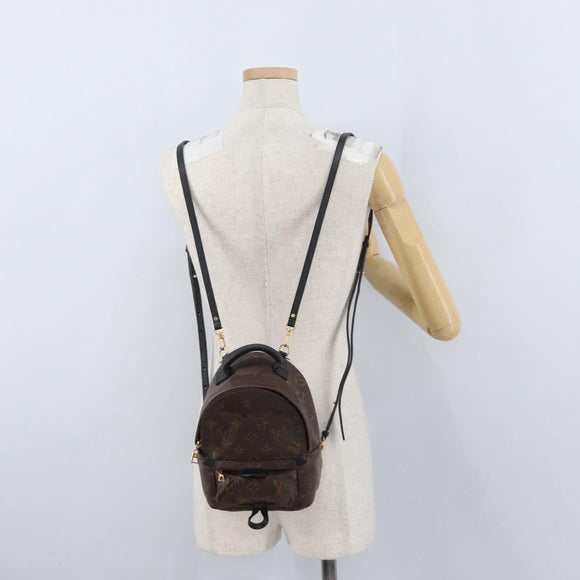 LOUIS VUITTON Monogram Palm Springs MINI Backpack M44873 LV Auth ARZ405