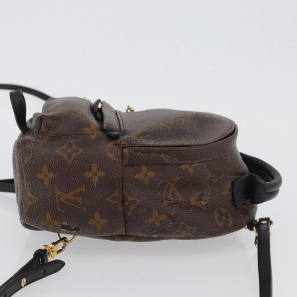 LOUIS VUITTON Monogram Palm Springs MINI Backpack M44873 LV Auth ARZ405
