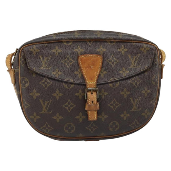 LOUIS VUITTON Monogram Jeune Fille MM Shoulder Bag M51226 LV Auth ARZ408