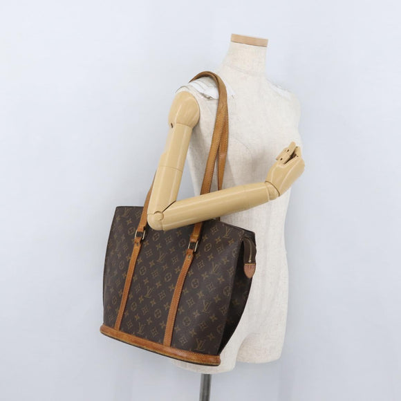 LOUIS VUITTON Monogram Babylone Tragetasche M51102 LV Auth ARZ412
