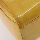 LOUIS VUITTON Monogram Vernis Mercer Boston Bag Beige M91000 LV Auth ARZ413-16