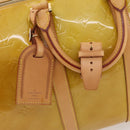 LOUIS VUITTON Monogram Vernis Mercer Boston Bag Beige M91000 LV Auth ARZ413-18