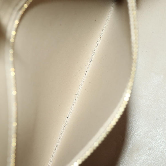 LOUIS VUITTON Monogram Vernis Mercer Boston Bag Beige M91000 LV Auth ARZ413