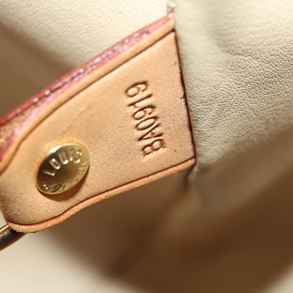 LOUIS VUITTON Monogram Vernis Mercer Boston Bag Beige M91000 LV Auth ARZ413