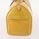 LOUIS VUITTON Monogram Vernis Mercer Boston Bag Beige M91000 LV Auth ARZ413-3