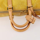 LOUIS VUITTON Monogram Vernis Mercer Boston Bag Beige M91000 LV Auth ARZ413-7