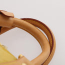LOUIS VUITTON Monogram Vernis Mercer Boston Bag Beige M91000 LV Auth ARZ413-8