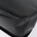 Salvatore Ferragamo Gancini Hand Bag Leather 2way Black Gold Auth ARZ417-15