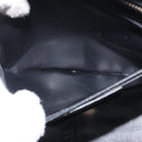 Salvatore Ferragamo Gancini Hand Bag Leather 2way Black Gold Auth ARZ417-24