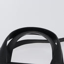 Salvatore Ferragamo Gancini Hand Bag Leather 2way Black Gold Auth ARZ417-8
