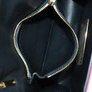 Salvatore Ferragamo Gancini Shoulder Bag Suede Black Pink gold Auth ARZ419M-21