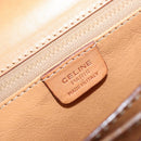 CELINE Macadam Canvas Umhängetasche PVC Leder Braun Gold Auth ARZ423-17