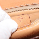 CELINE Macadam Canvas Umhängetasche PVC Leder Braun Gold Auth ARZ423-25